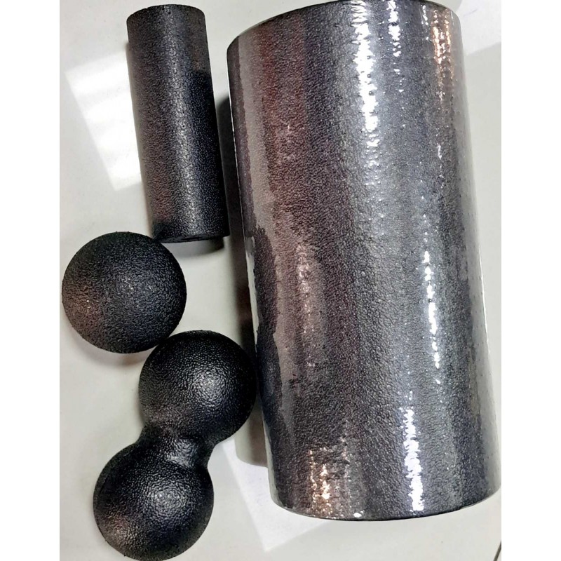 MDF057 Набор для йоги (роллер 15*29,5, мини роллер 5,3*15см, мячик 8см, арах.мячик 8*16см)