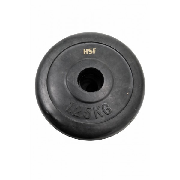 Диск обрезиненный 1,25кг R-1.25