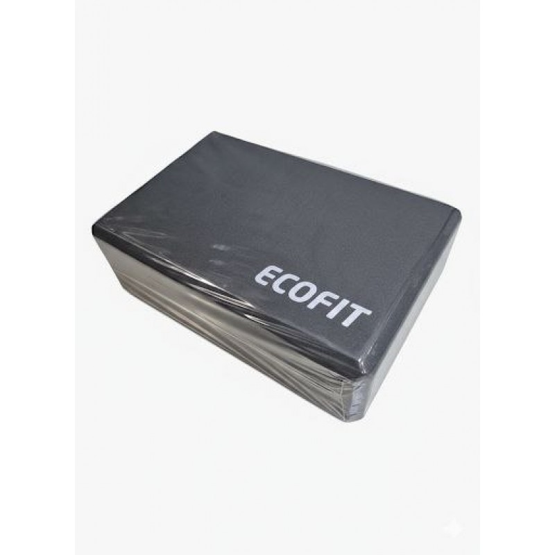Блок для йоги Ecofit MD1219 8*15*23см - чорний