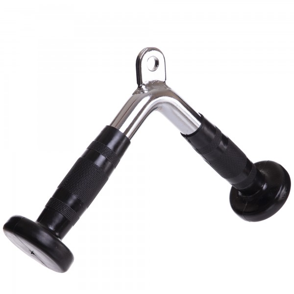 Рукоятка для тяги на трицепс V-образная ручка для блочного тренажера MD5047 – 325 мм (длина)