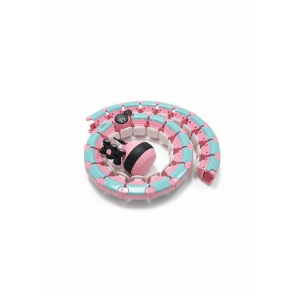 Хула-хуп Ecofit MD1495 массажный с утяжелителем - Розовый+зеленый