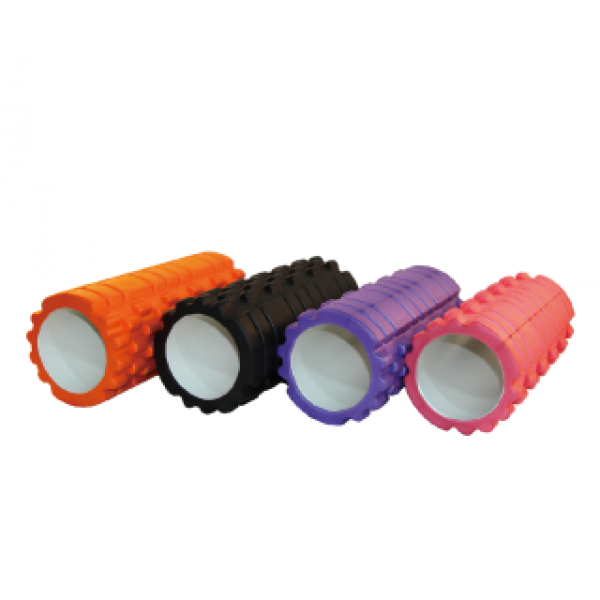 Роллер для занятий йогой и пилатесом Ecofit MDF001 33*14см розовый