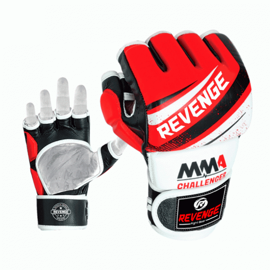 Перчатки MMA EV-18-1822 PU- (M-красно-бело-черные)